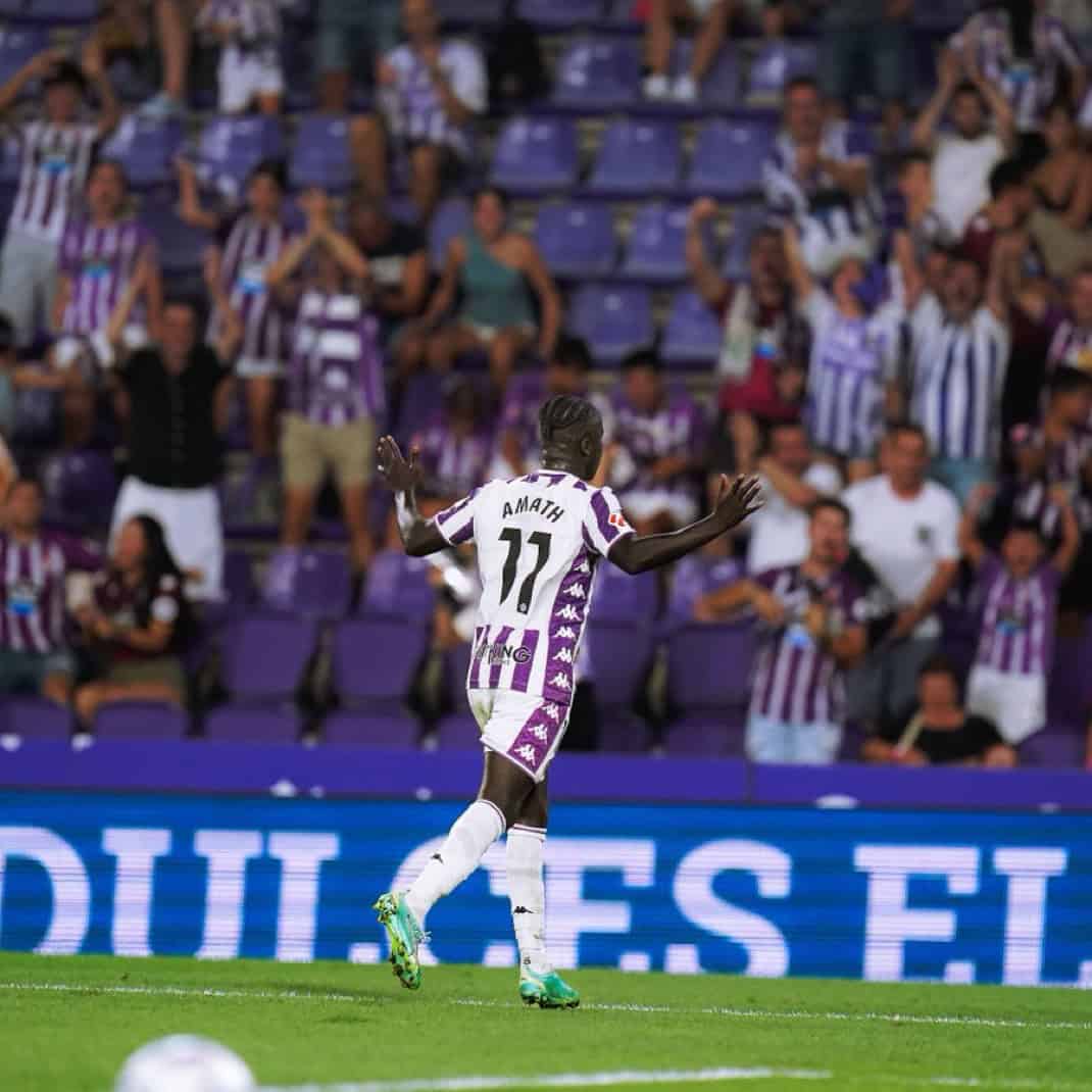 Senegalese winger Amath Ndiaye fires Valladolid to opening-day victory with a brace