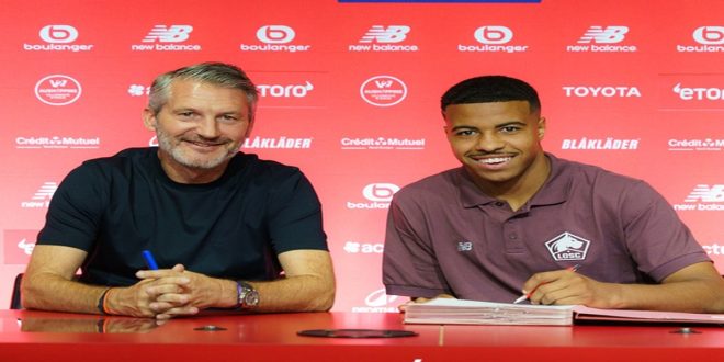Moroccan international Hamza Igamane signs five year deal with Lille Moroccan international Hamza Igamane signs five year deal with Lille   Moroccan international Hamza Igamane signs five year deal with Lille   AfricaSoccercom
