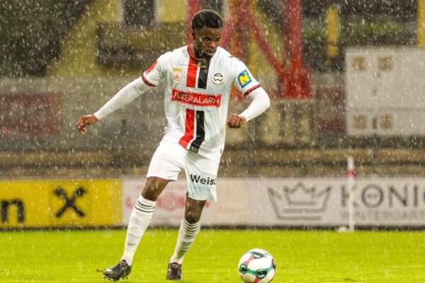 Congolese defender Aristote Tambwe Kasengele impresses on winning Admira Wacker debut