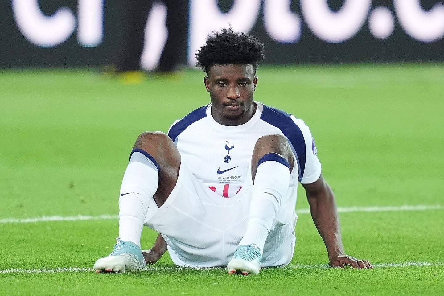 Mohammed Kudus Tottenham 1 AfricaSoccercom Mohammed Kudus Tottenham 1 Ghana star Mohammed Kudus suffers injury setback in Tottenham Hotpsur clash against Sunderland AfricaSoccercom