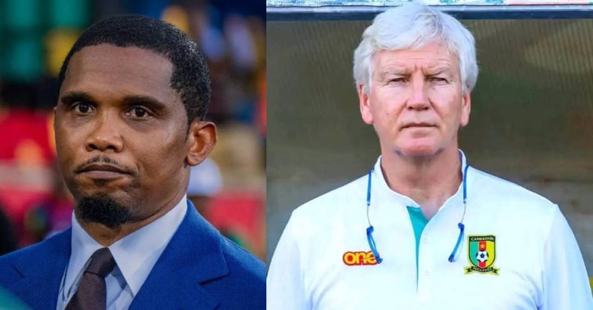 Eto’o extends olive branch to Marc Brys in stunning u-turn amid prolonged feud