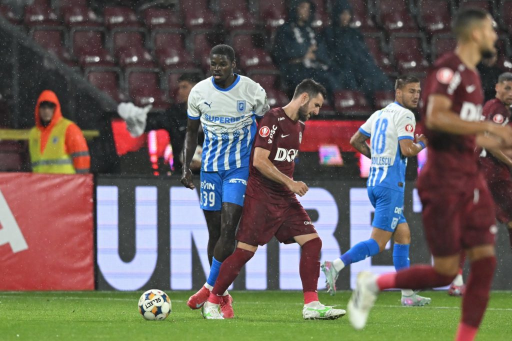 Congolese striker Steven Nsimba scores twice as Universitatea Craiova defeat Béni Nkololo’s Cluj