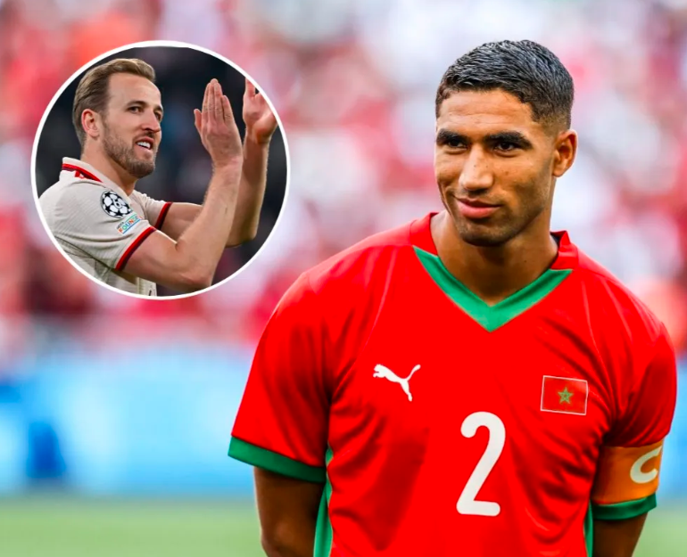 Harry Kane tips Moroccan star Achraf Hakimi as dark horse for 2025 Ballon d’Or