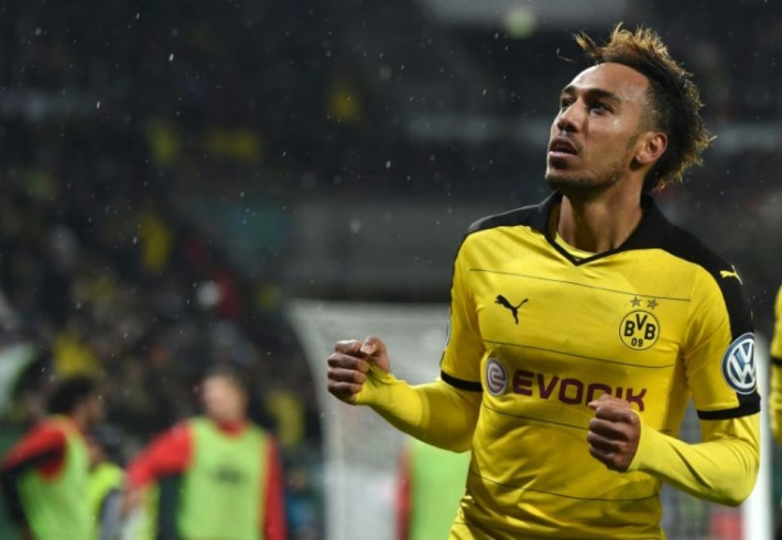  aubameyang1 710x490   Pierre Emerick Aubameyang Gabonese Striker Aims to Win Titles with Dortmund   AfricaSoccercom