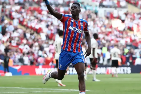 Senegalese international Ismaïla Sarr ccores as Crystal Palace overcome Liverpool in Community Shield clash