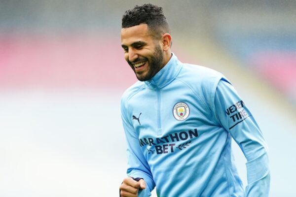 Riyad Mahrez makes warm return to Manchester City during Al Ahli training break