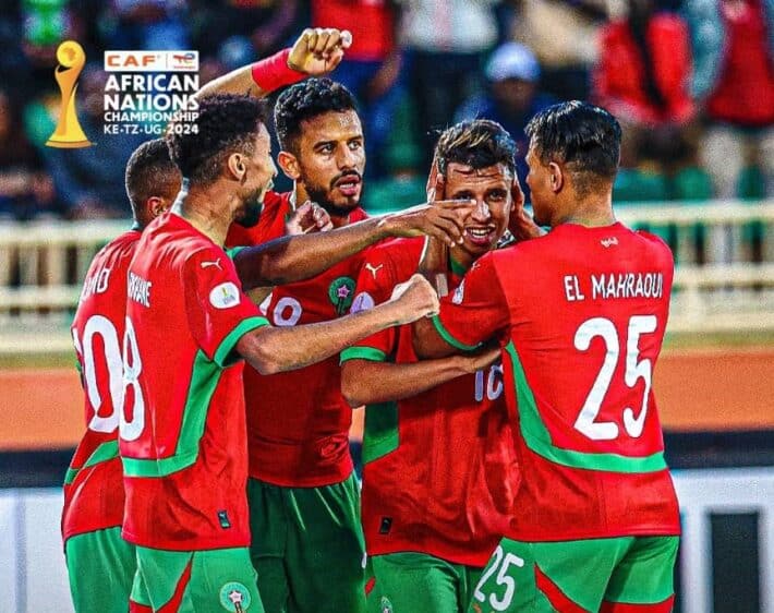 Lamlioui strike sends Morocco past Tanzania into CHAN 2024 semi-finals