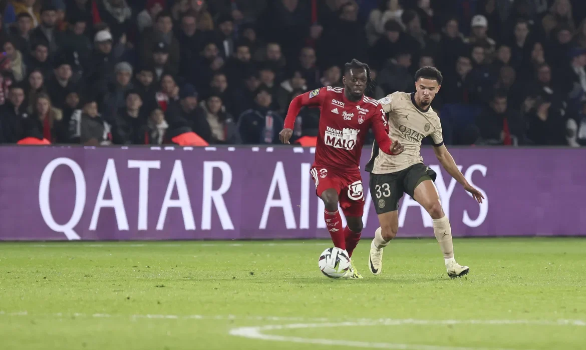  paris saint germain v stade brestois 29 ligue 1 uber eats 1 1170x780   German outfit RB Leipzig join race to sign Franco Congolese defender Bradley Locko   AfricaSoccercom