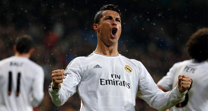  ronaldooo Copier 710x378   Champions League Shock Manchester United Eliminated as Real Madrid Hammer Malmö 8 0   AfricaSoccercom