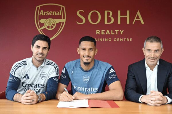 Franco-Cameroonian defender William Saliba signs new deal to stay at Arsenal until 2030