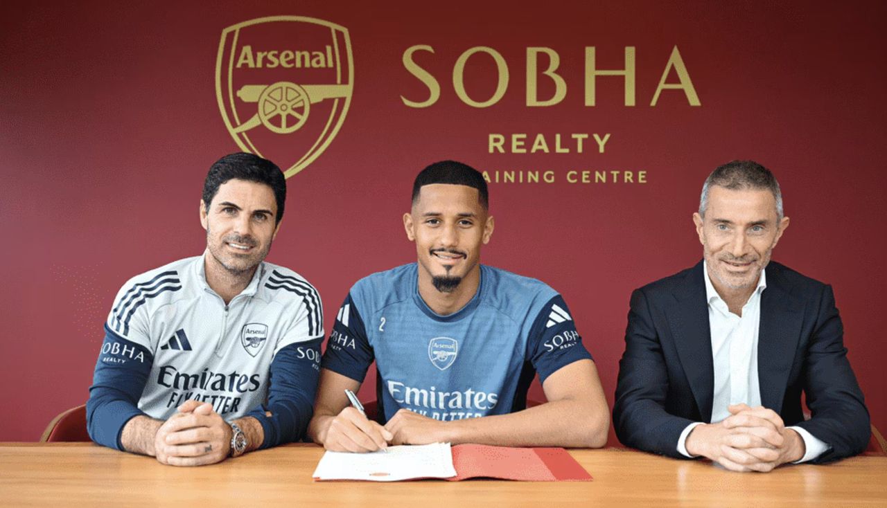 Franco-Cameroonian defender William Saliba signs new deal to stay at Arsenal until 2030