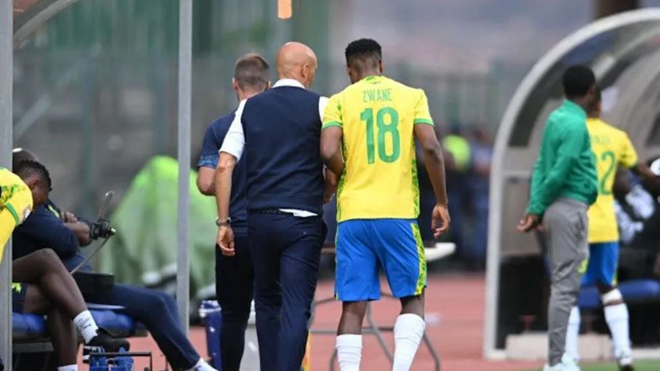 Mamelodi Sundowns coach Miguel Cardoso cools down injury fears of captain Themba Zwane