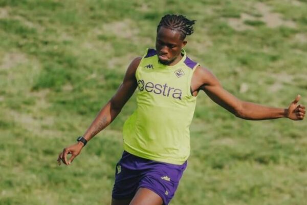 Ivorian forward Christian Kouamé resumes training with Fiorentina