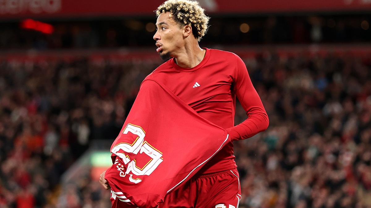 Franco-Cameroonian forward Hugo Ekitike faces fine at Liverpool over red card incident