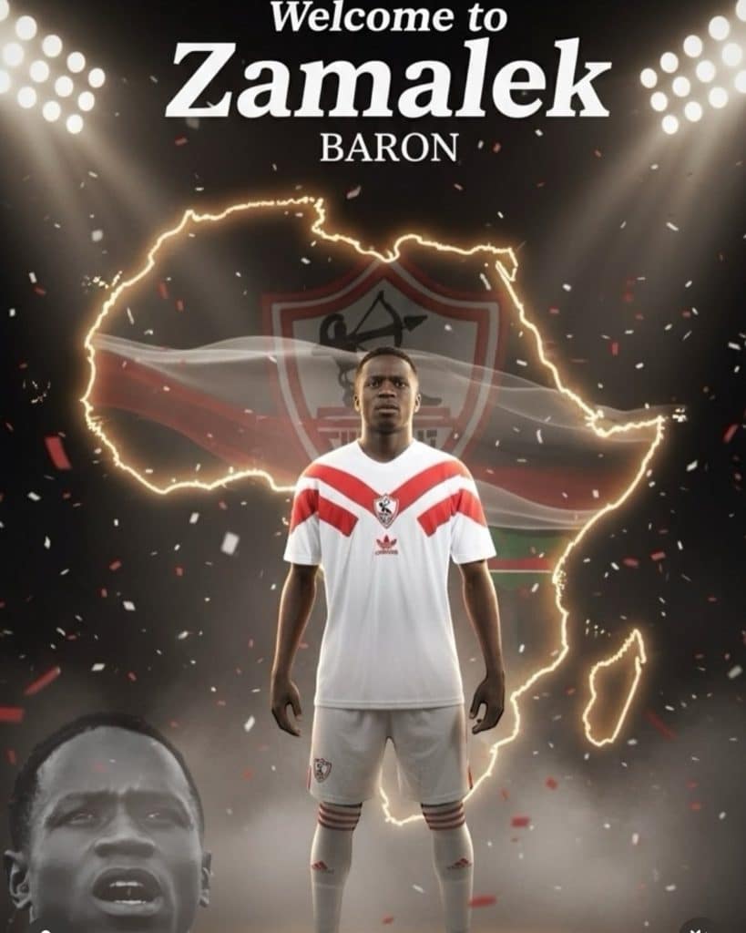 Egyptian FA clears Kenyan teenage sensation Baron Ochieng to play for Zamalek