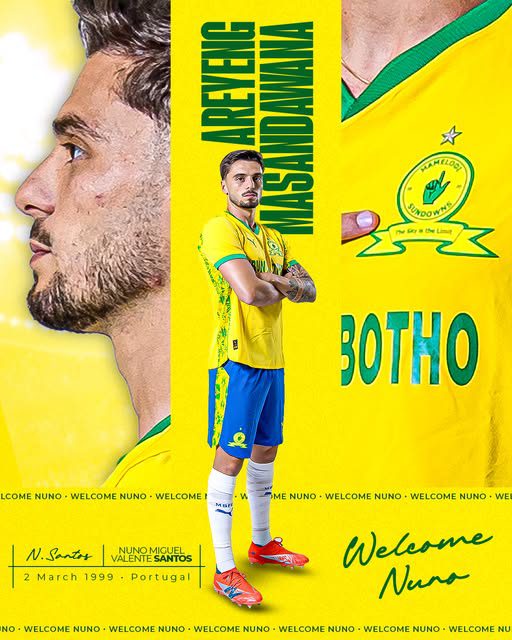 Mamelodi Sundowns signs Portuguese playmaker Nuno Santos