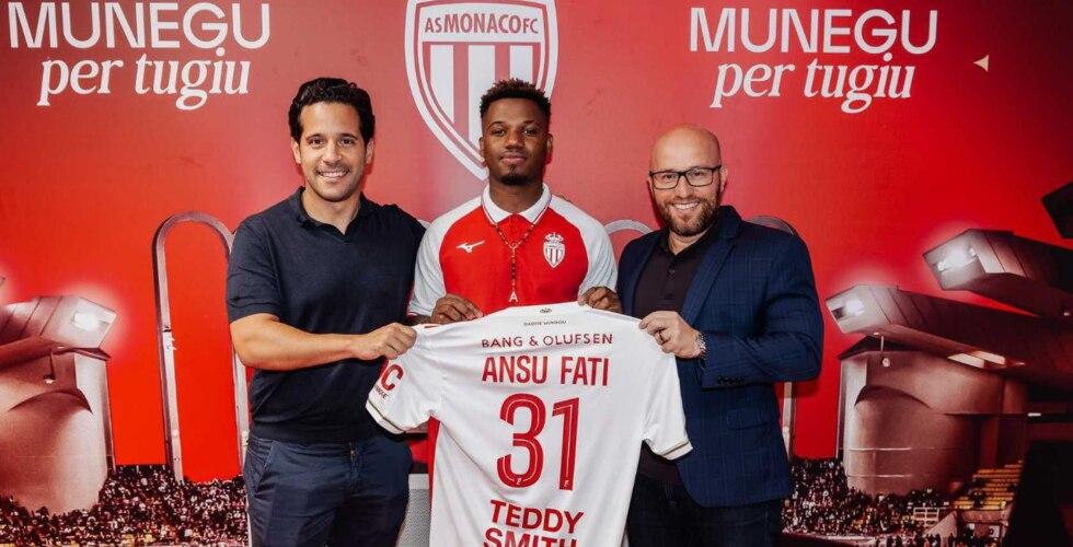 Spanish-Guinean forward Ansu Fati set to mark Monaco debut against Club Brugge