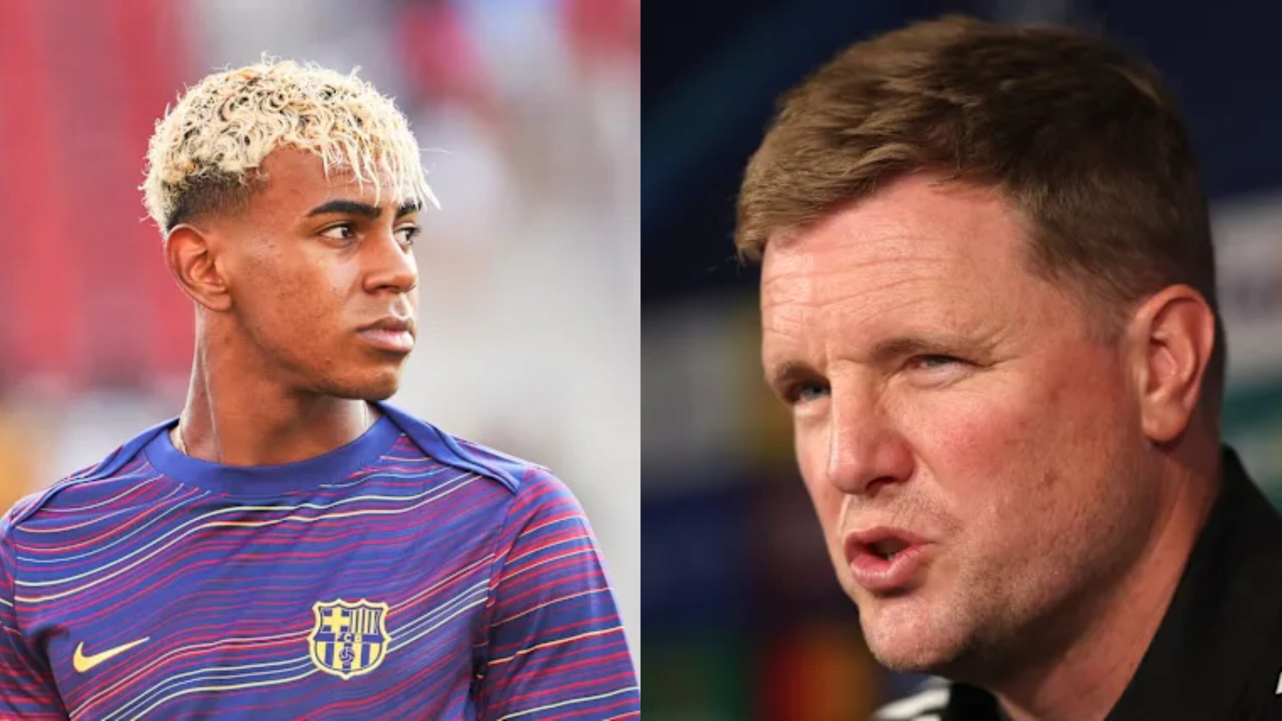 It’s a shame Lamine Yamal will not play against Newcastle United – Eddie Howe