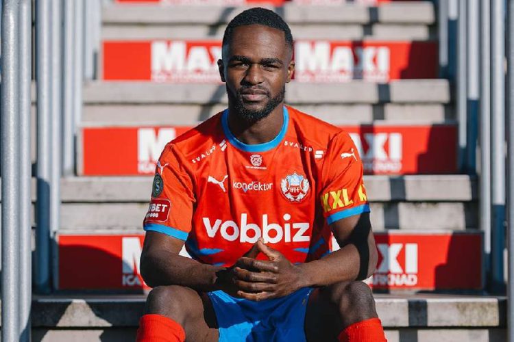 Beninese-Swedish striker Adam Akimey shines for Helsingborgs IF