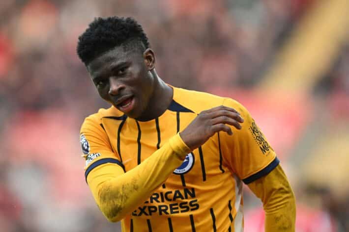 Liverpool step up interest in Cameroonian midfielder Carlos Baleba amid Manchester United competition AfricaSoccercom Liverpool step up interest in Cameroonian midfielder Carlos Baleba amid Manchester United competition Liverpool step up interest in Cameroonian midfielder Carlos Baleba amid Manchester United competition Manchester United still tracking Carlos Baleba as price tag drops AfricaSoccercom