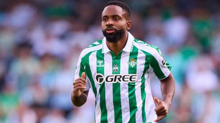 Congolese striker Cédric Bakambu insists he is “happy” at Real Betis despite reduced game time