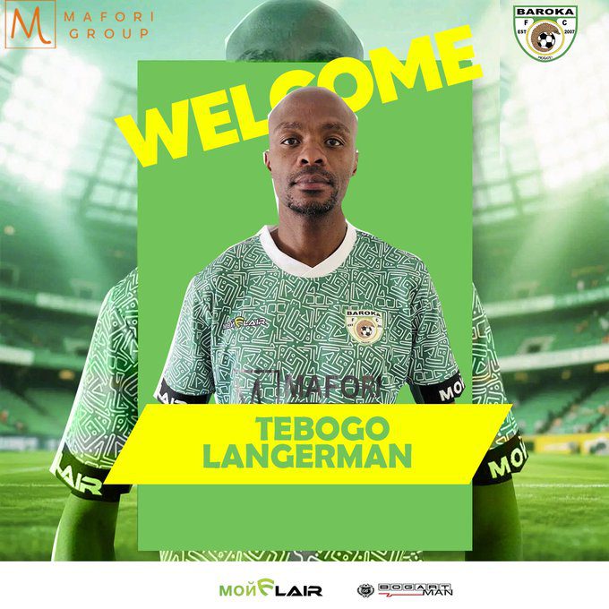Baroka FC announce signing of Mamelodi Sundowns legend Tebogo Langerman