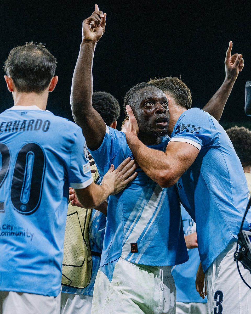 UCL: Belgian-Ghanaian attacker Jeremy Doku on target for Manchester City in 2-0 victory against Napoli