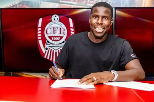 French-Central African defender Kurt Zouma joins CFR Cluj in bid to revive career