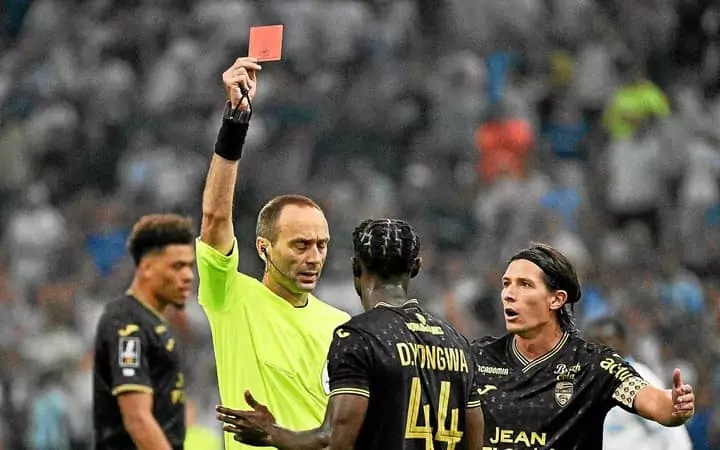  Cameroonian full-back Darlin Yongwa suspended two matches 