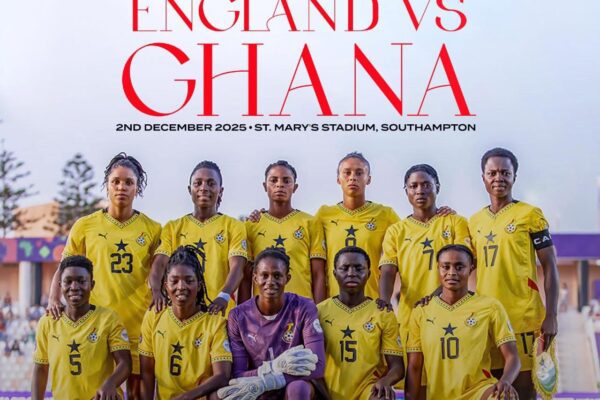 Ghana’s Black Queens to face European champions England in December friendly
