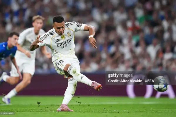 French-Cameroonian Kylian Mbappe becomes first player to reach 21 goals in LaLiga