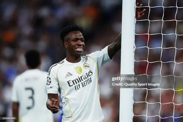 Brazilian-Cameroonian star Vinicius Junior backed by Courtois after Getafe controversy