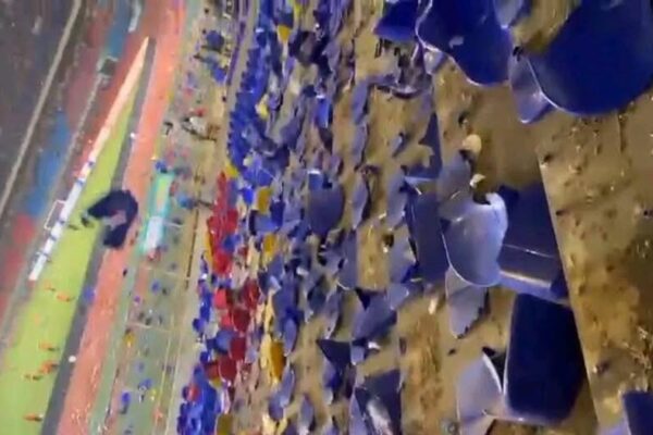 Stade des Martyrs vandalized after D.R. Congo squander two-goal lead in 3-2 loss to Senegal