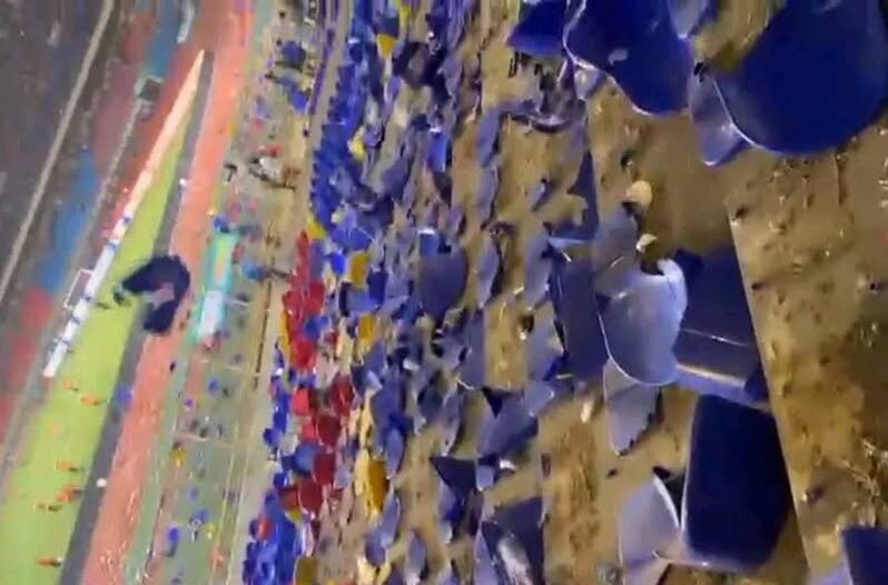 Stade des Martyrs vandalized after D.R. Congo squander two-goal lead in 3-2 loss to Senegal