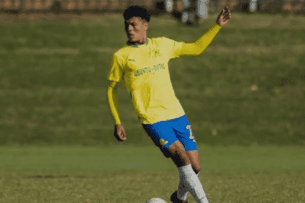 South African teenager Liam Marthinus trains with Mamelodi Sundowns senior team