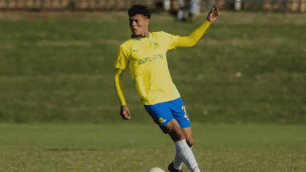 South African teenager Liam Marthinus trains with Mamelodi Sundowns senior team
