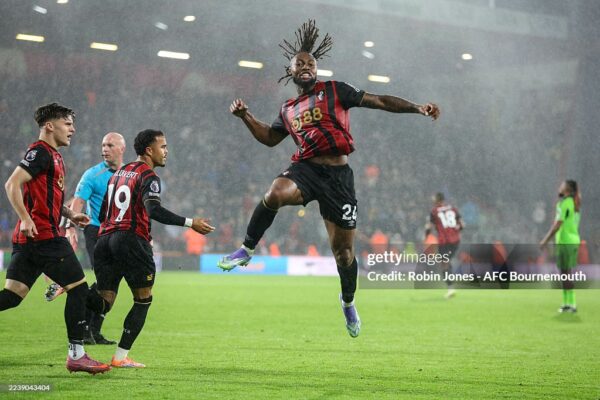 Ghanaian striker Antoine Semenyo tops Premier League in goal contributions