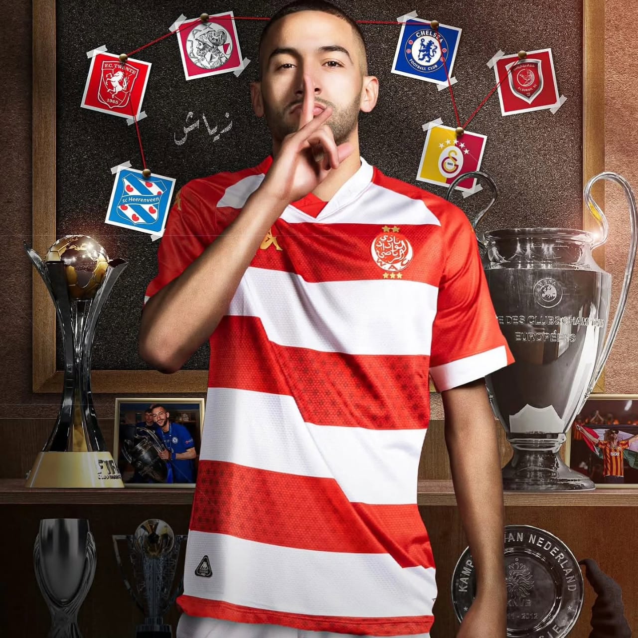 Hakim Ziyech steals the spotlight in Casablanca derby without stepping onto the pitch