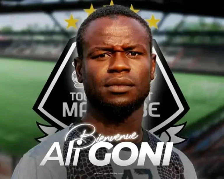 Cameroonian defender Ali Goni signs two-year deal with TP Mazembe