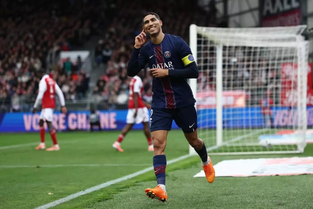 Achraf Hakimi handed midweek rest as PSG manage defender’s workload