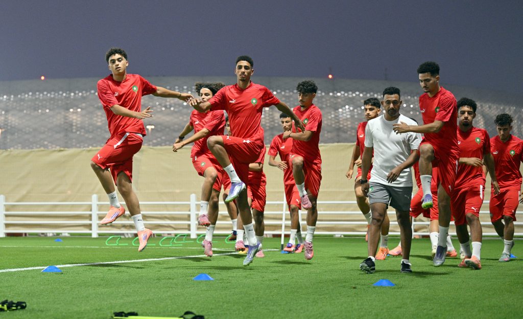 Morocco U-17 prepares to face Portugal in World Cup battle