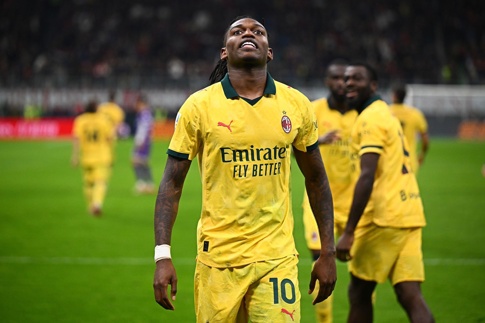  Rafael Leao   Portuguese Angolan forward Rafael Leao earns Allegris praise after AC Milans win over Fiorentina   AfricaSoccercom