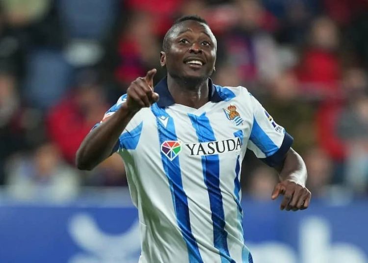 Nigerian striker Umar Sadiq set for January exit from Real Sociedad amid growing interest