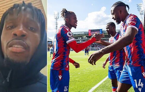 'It’s disgusting' – Zaha slams French-Congolese striker Jean-Philippe Mateta over France dream remarks
