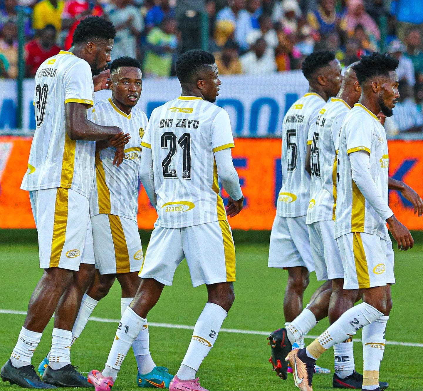 azam fc celebrate goal v kmkm cafcc 2nd leg e1761321483173 AfricaSoccercom azam fc celebrate goal v kmkm cafcc 2nd leg e1761321483173 CAF Confederation Cup Azam FC vs Nairobi United Match Preview AfricaSoccercom