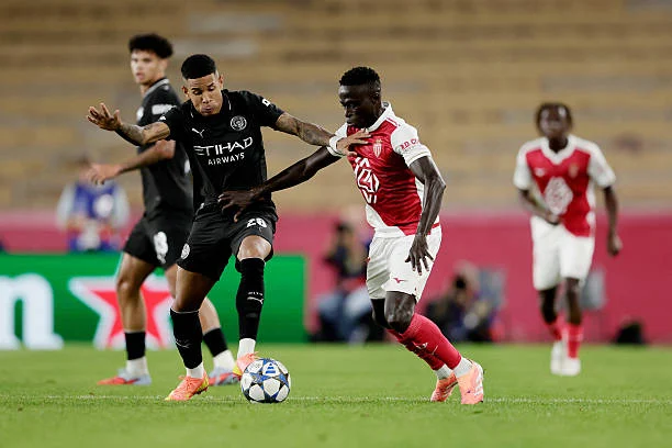 UEFA Champions League: Krépin Diatta inspires Monaco to dramatic draw against Manchester City