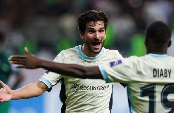 Algerian international Houssem Aouar shines with a brace as Al Ittihad crush Al Shorta 4–1