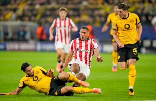 Ramy Bensebaini shines as Dortmund crush Bilbao in Champions League clash