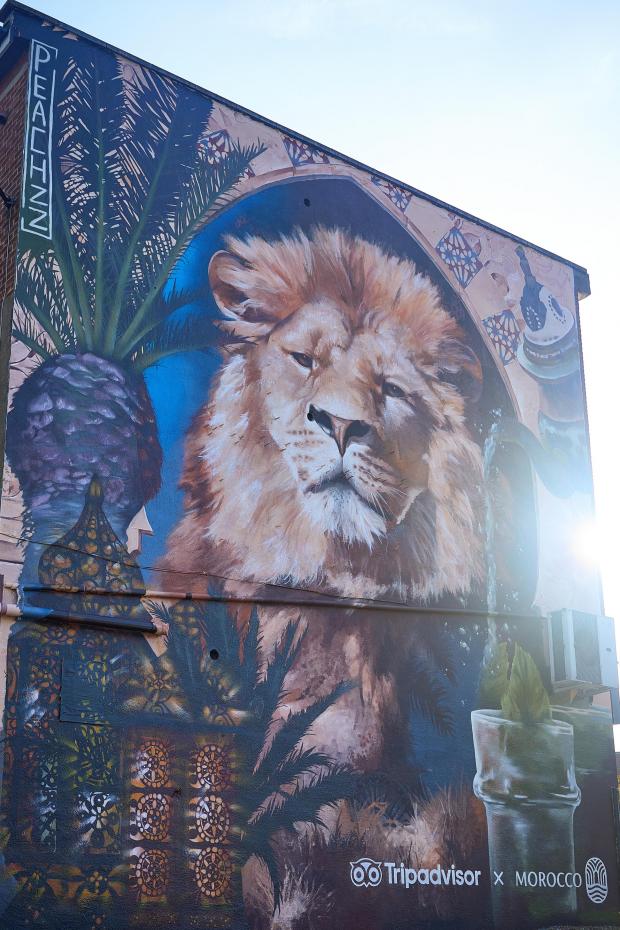 Massive Tottenham mural celebrates Morocco ahead of Africa Cup of Nations