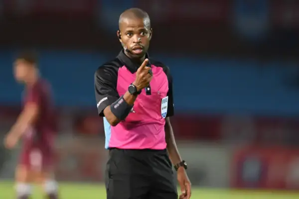 CAF appoints South African referee Abongile Tom to officiate Nigeria-Gabon World Cup playoff